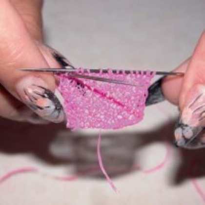 Вязание акрилом