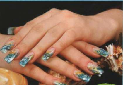 Морской дизайн ногтей - Снова в теплые края