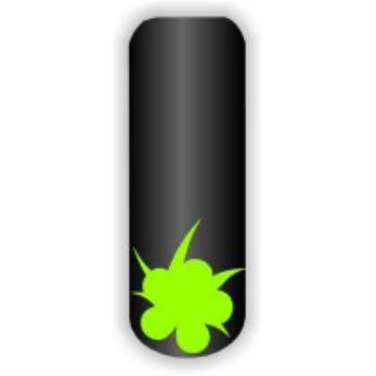 Яркий рисунок на ногтях