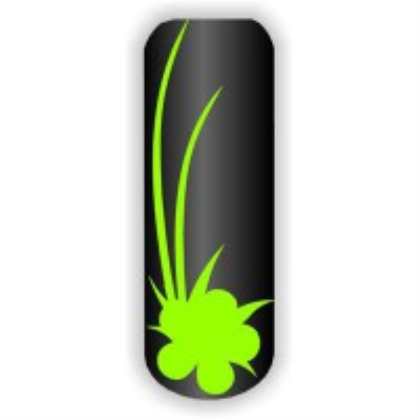 Яркий рисунок на ногтях