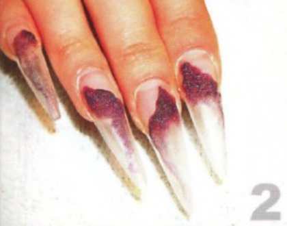 Рисунок на ногтях - Морская жемчужина