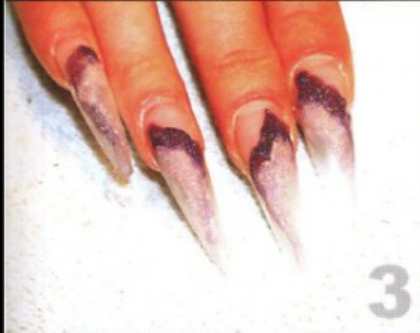 Рисунок на ногтях - Морская жемчужина