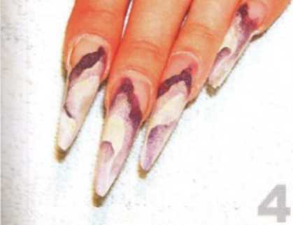 Рисунок на ногтях - Морская жемчужина