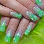 Аквариумный дизайн и роспись на ногтях. Фото