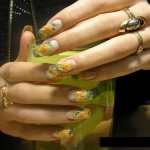 Аквариумный дизайн и роспись на ногтях. Фото