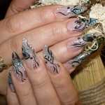 Аквариумный дизайн и роспись на ногтях. Фото