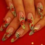 Аквариумный дизайн и роспись на ногтях. Фото