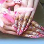 Аквариумный дизайн и роспись на ногтях. Фото