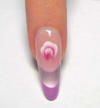 Фото-урок дизайна ногтей: Розовый куст