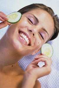 Маски из огурца