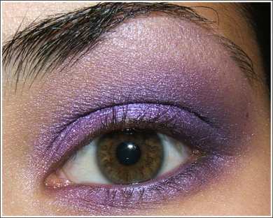 Фото-урок макияжа: нежный пурпурный