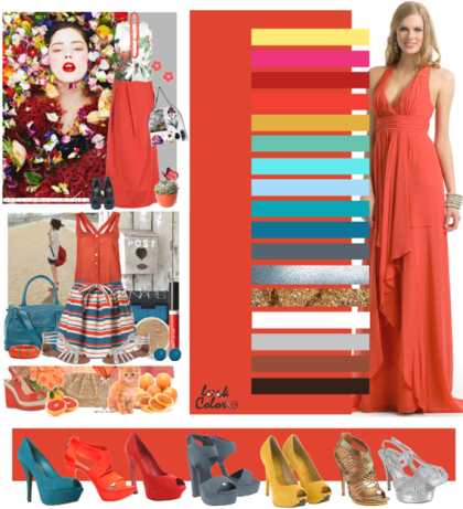 Коралловый цвет в одежде снова в моде