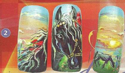 Рисунок на ногтях "Цыганские мотивы&amp;#187