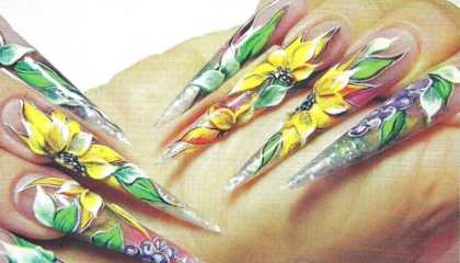 Рисунок на ногтях "Щедрые дары&amp;#187