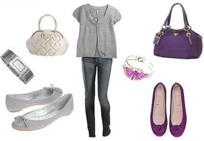 С чем носить балетки?