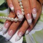 Свадебный маникюр и рисунки на ногтях. Фото