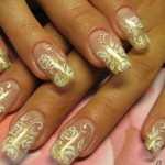 Свадебный маникюр и рисунки на ногтях. Фото