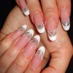 Свадебный маникюр и рисунки на ногтях. Фото