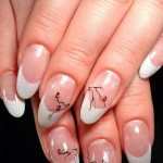 Свадебный маникюр и рисунки на ногтях. Фото