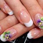 Свадебный маникюр и рисунки на ногтях. Фото