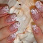 Свадебный маникюр и рисунки на ногтях. Фото