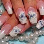 Свадебный маникюр и рисунки на ногтях. Фото