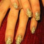Свадебный маникюр и рисунки на ногтях. Фото