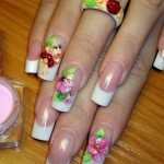 Свадебный маникюр и рисунки на ногтях. Фото