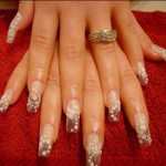 Свадебный маникюр и рисунки на ногтях. Фото