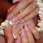 Свадебный маникюр и рисунки на ногтях. Фото