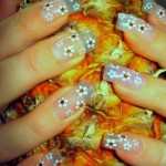 Свадебный маникюр и рисунки на ногтях. Фото