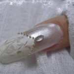 Свадебный маникюр и рисунки на ногтях. Фото