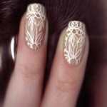 Свадебный маникюр и рисунки на ногтях. Фото