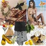 Варианты сочетания одежды для пляжа