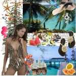 Варианты сочетания одежды для пляжа