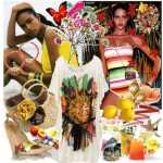 Варианты сочетания одежды для пляжа