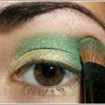 Фото-урок макияжа: яркий зеленый