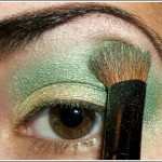 Фото-урок макияжа: яркий зеленый