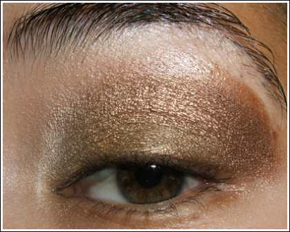 Фото-урок: золотистый макияж