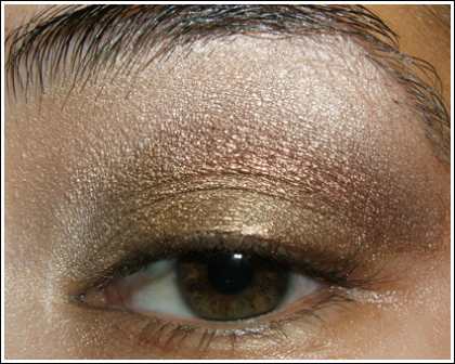 Фото-урок: золотистый макияж