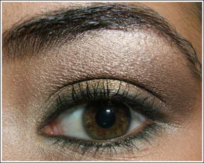 Фото-урок: золотистый макияж