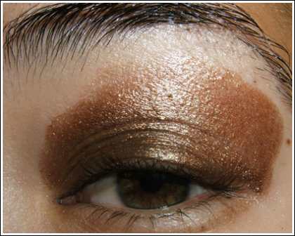 Фото-урок: золотистый макияж