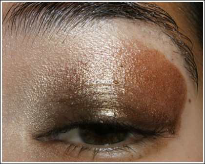 Фото-урок: золотистый макияж