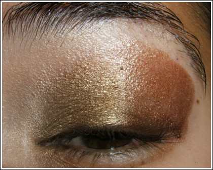 Фото-урок: золотистый макияж