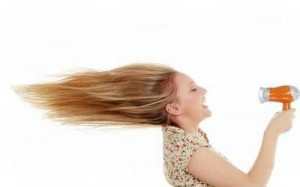 Как правильно сушить волосы?