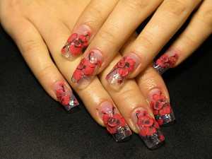 Нейл-арт на ногтях . Какая красота!